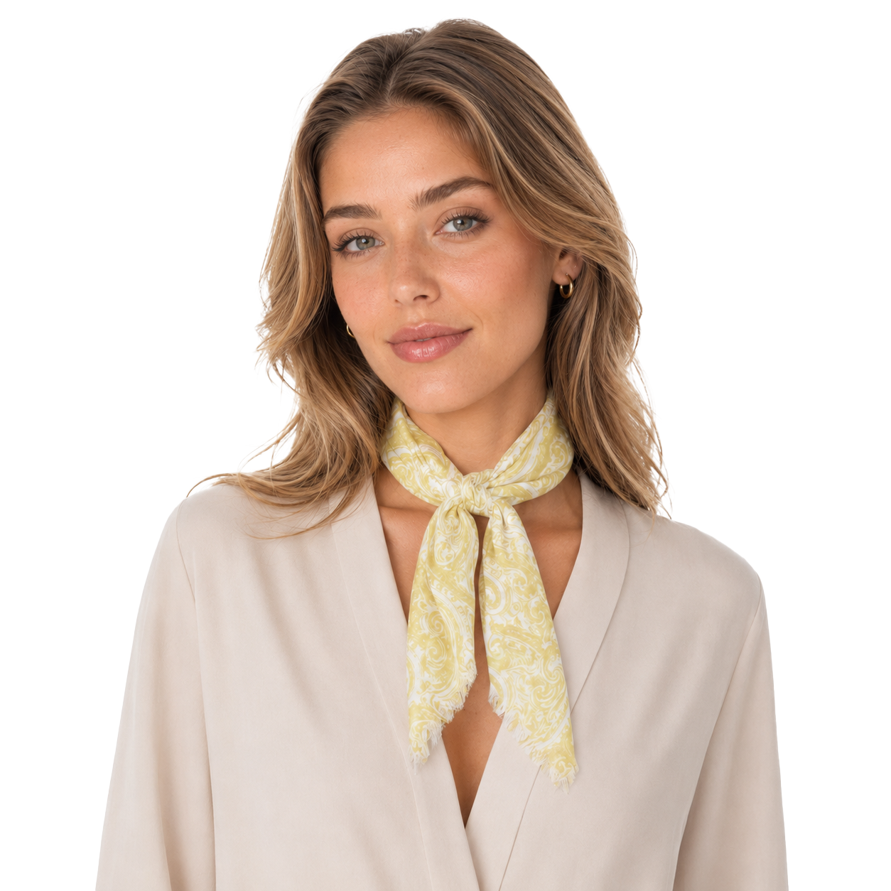 Vintage Paisley Cashmere Blend Neckerchief