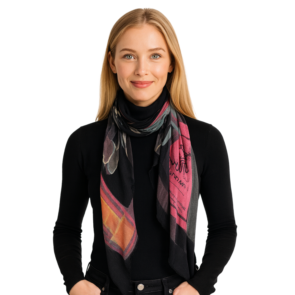 Warhol Bottles Scarf